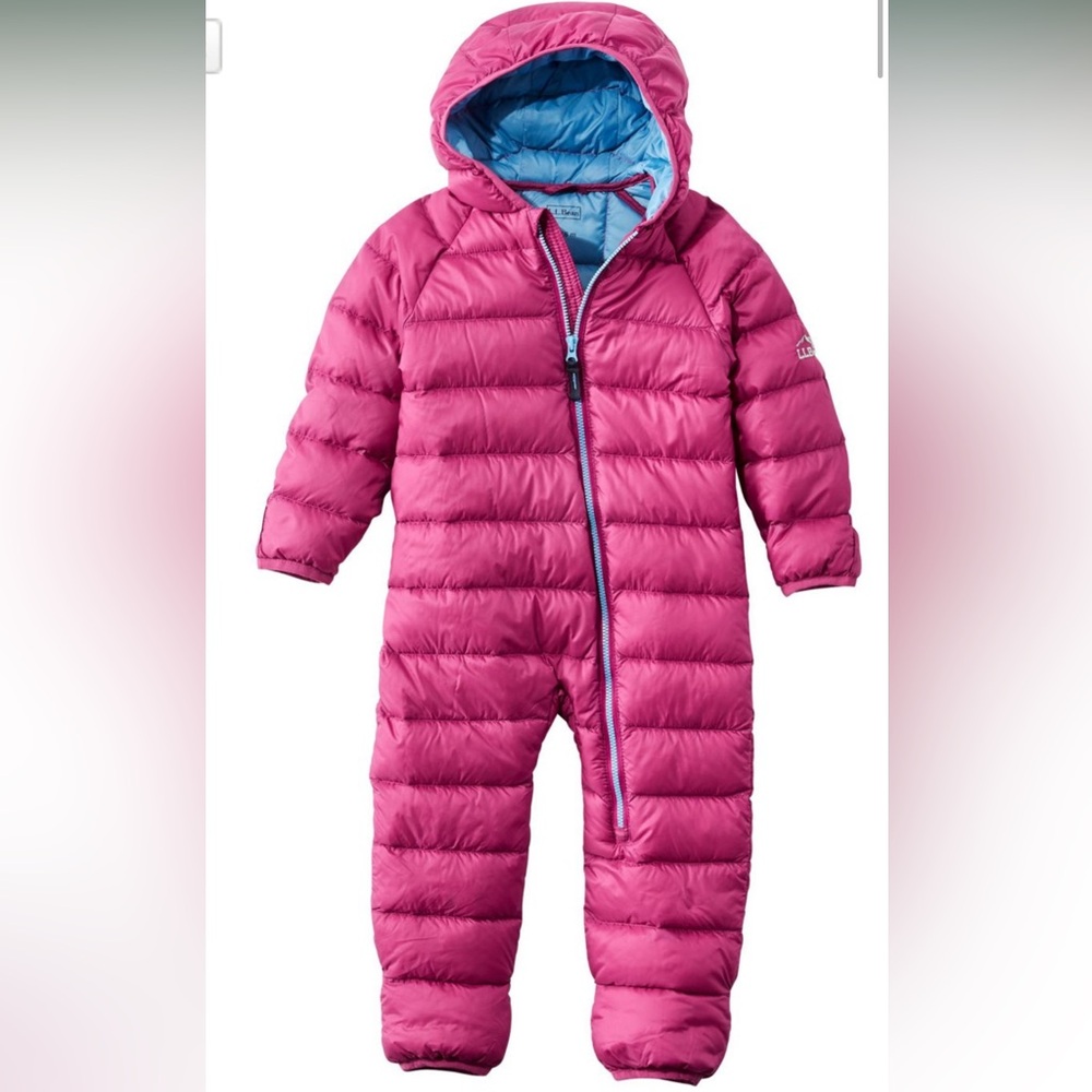 L.L.Bean Infants' Ultralight 650 Down Bunting, Magenta Haze, 6-12 M